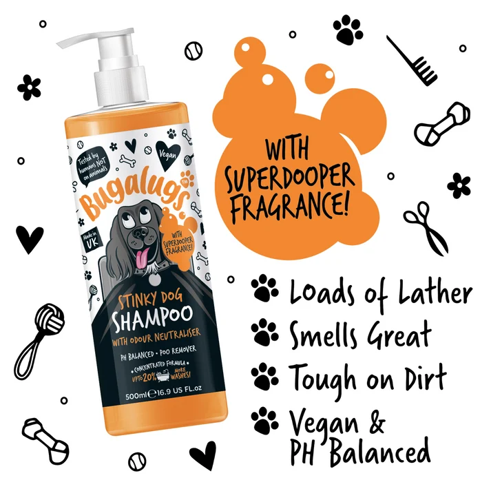 Bugalugs Stinky Dog Odour Neutraliser Shampoo - 500ML