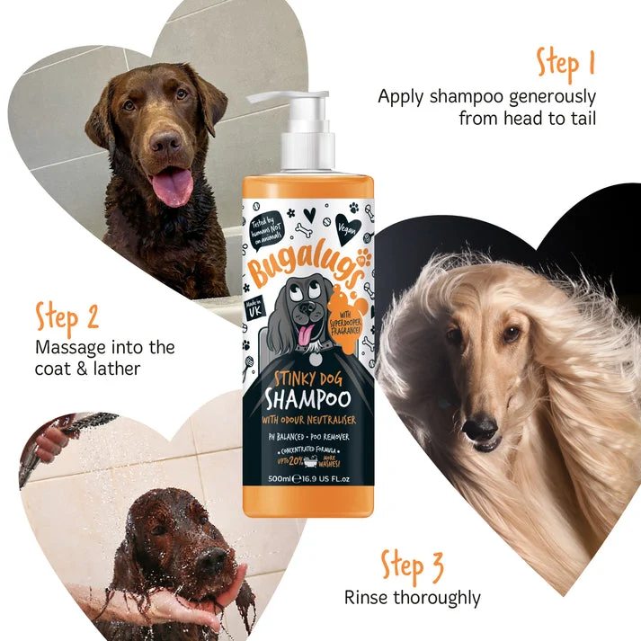 Bugalugs Stinky Dog Odour Neutraliser Shampoo - 500ML