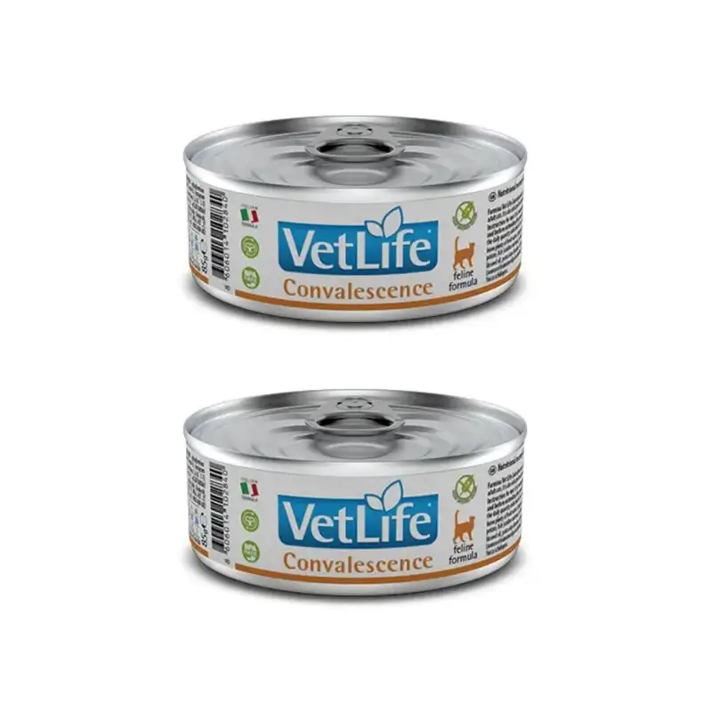 Farmina Vet Cat Convalescence Caja 12X85Gr, Comida Húmeda Para Gatos, Pack De 2