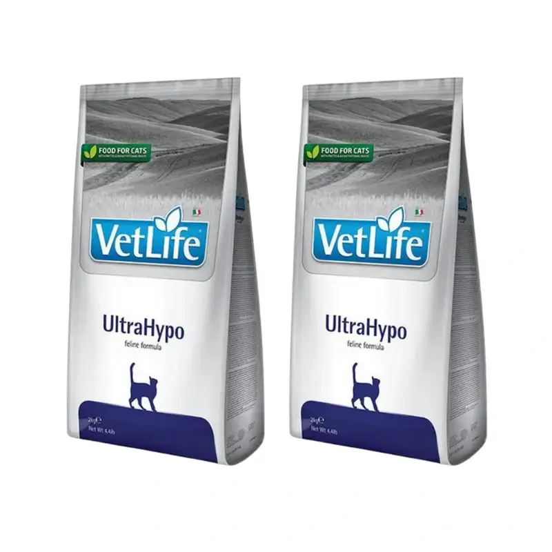 Farmina Vet Life Cat Ultrahypo 5Kg, Pienso Para Gatos, Pack De 2