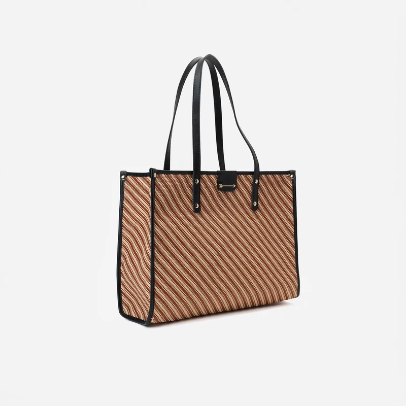 Tote Rafia Black