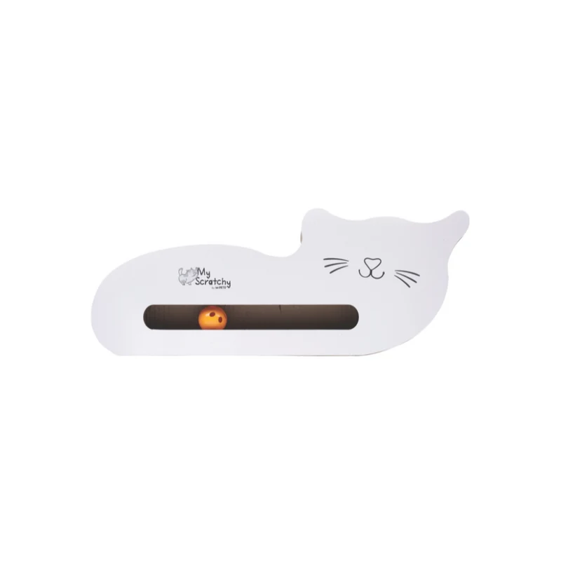 MY SCRATCHY Cat Scratcher JACKSON - White