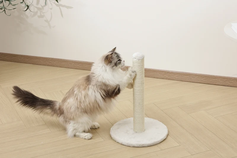 MY SECOND CAT TREE Pompom White
