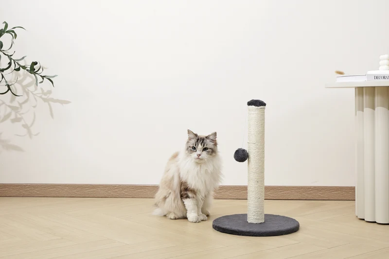 MY SECOND CAT TREE Pompom Dark Grey