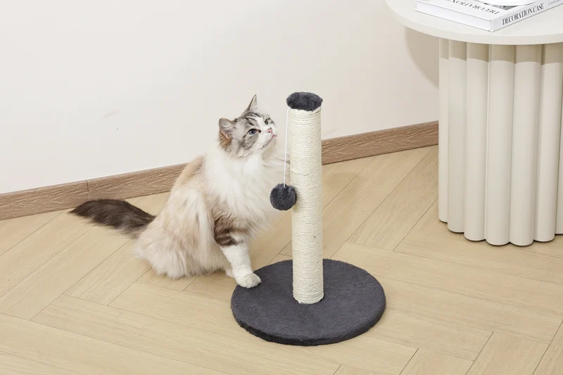 MY SECOND CAT TREE Pompom Dark Grey