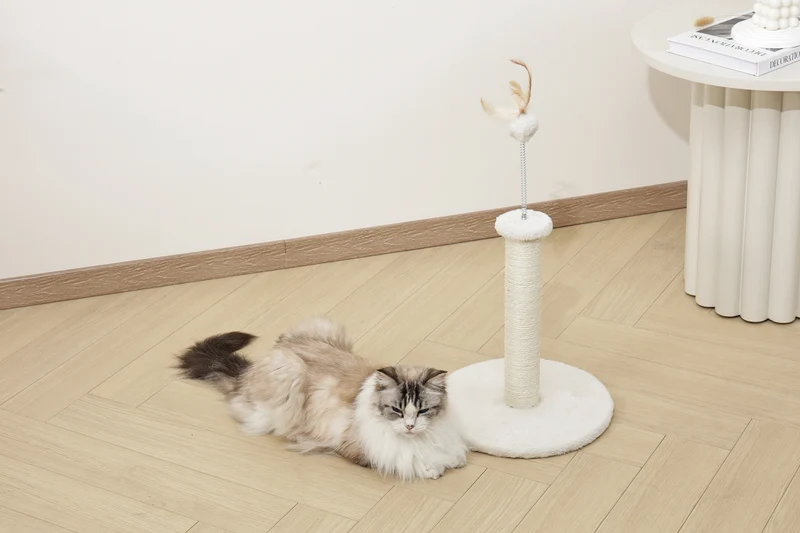 MY SECOND CAT TREE Feather White