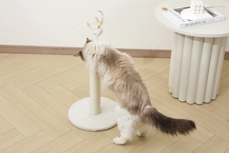 MY SECOND CAT TREE Feather White