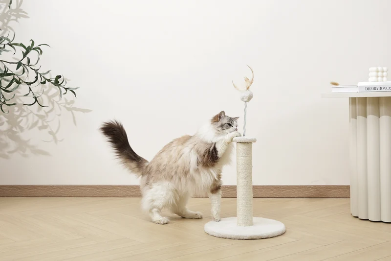 MY SECOND CAT TREE Feather White