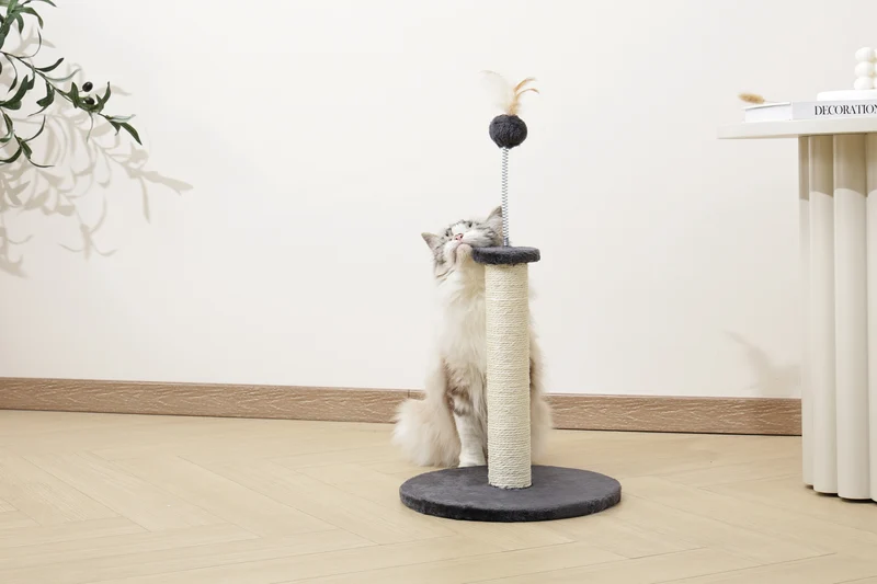 MY SECOND CAT TREE Feather Dark Grey