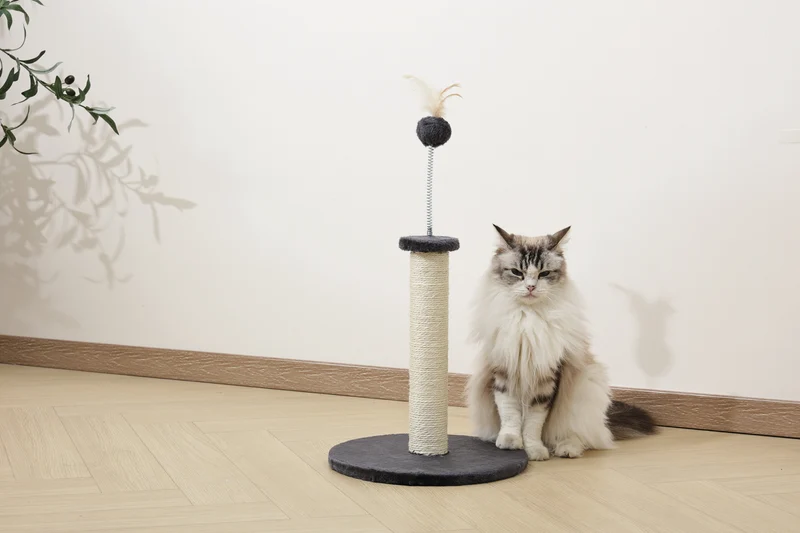 MY SECOND CAT TREE Feather Dark Grey