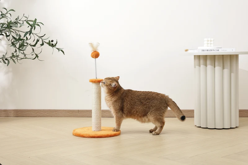 MY SECOND CAT TREE Feather Orange