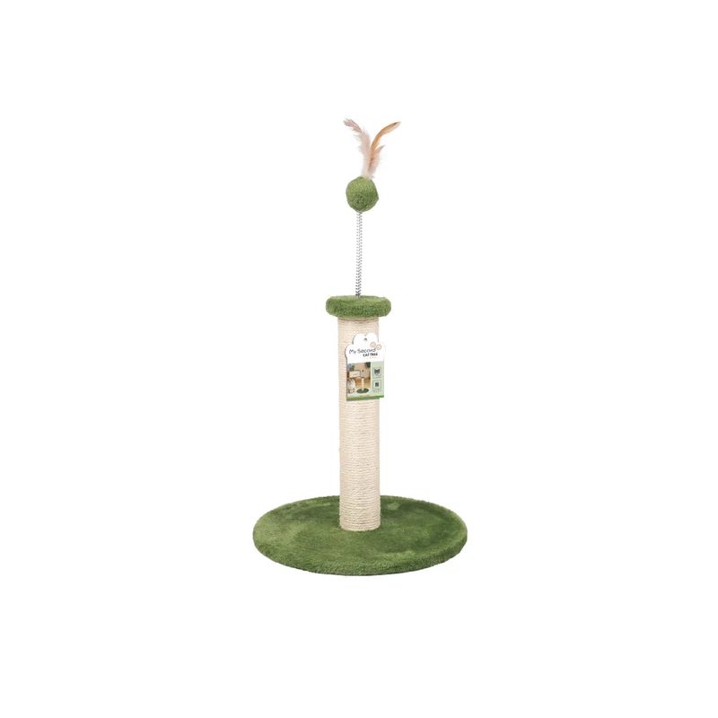 MY SECOND CAT TREE Feather Green