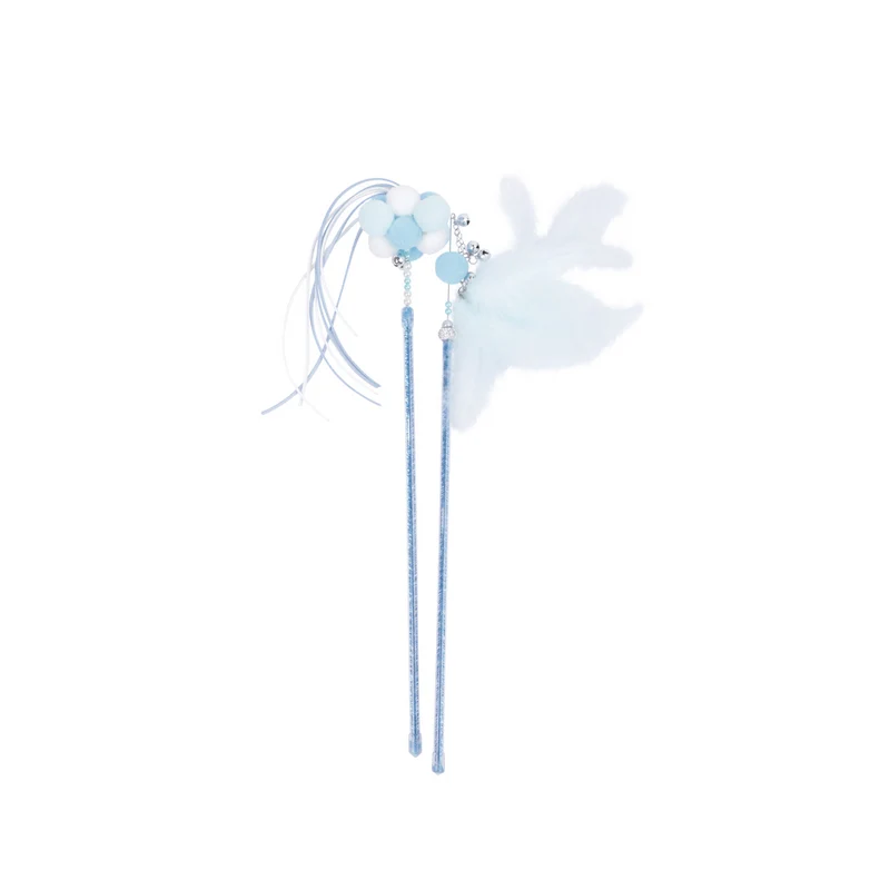 MoonCAT - cat wand set Stellar Plume &Cosmic Fluff - Blue