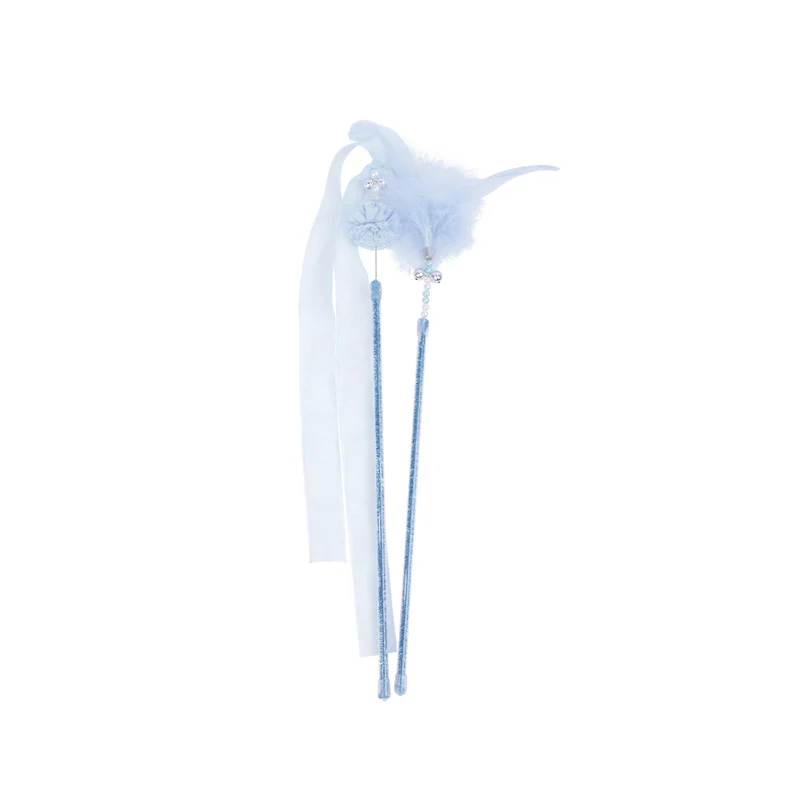 MoonCAT - cat wand set Nebula Puff & Galactic Plume - Blue
