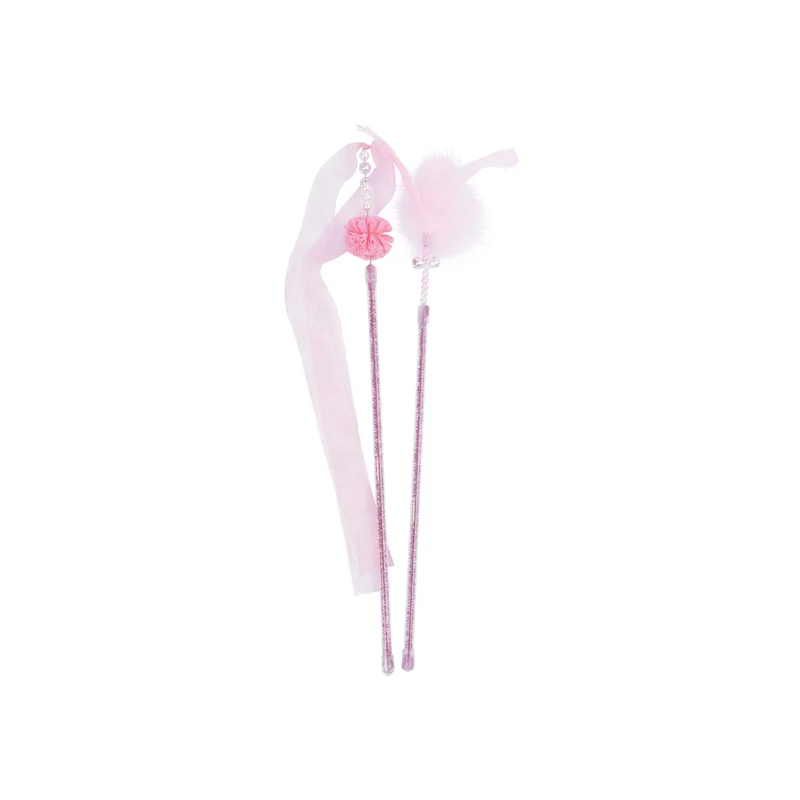 MoonCAT - cat wand set Nebula Puff & Galactic Plume - Pink
