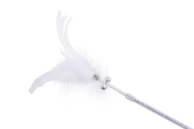 MoonCAT - cat wand Galactic Plume Pink/Blue Silver & White
