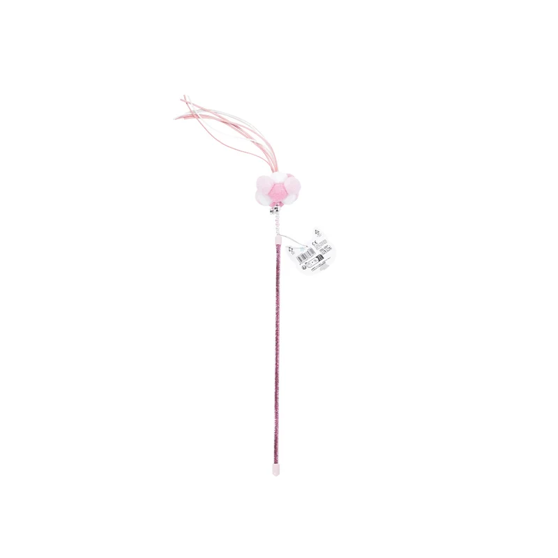 MoonCAT - cat wand Cosmic Fluff Pink/Blue Silver & White