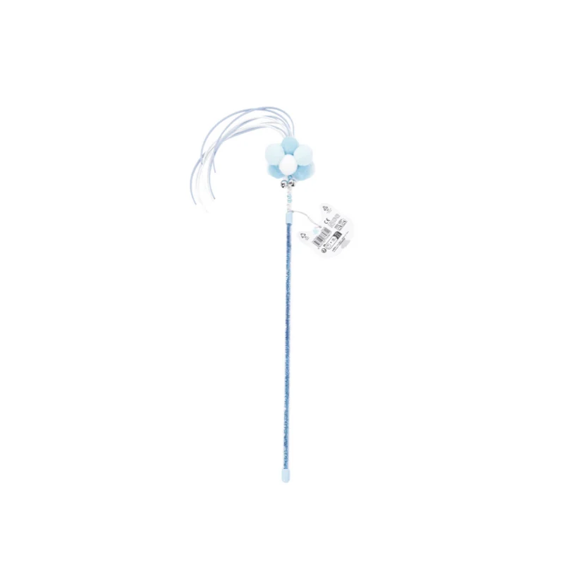 MoonCAT - cat wand Cosmic Fluff Pink/Blue Silver & White