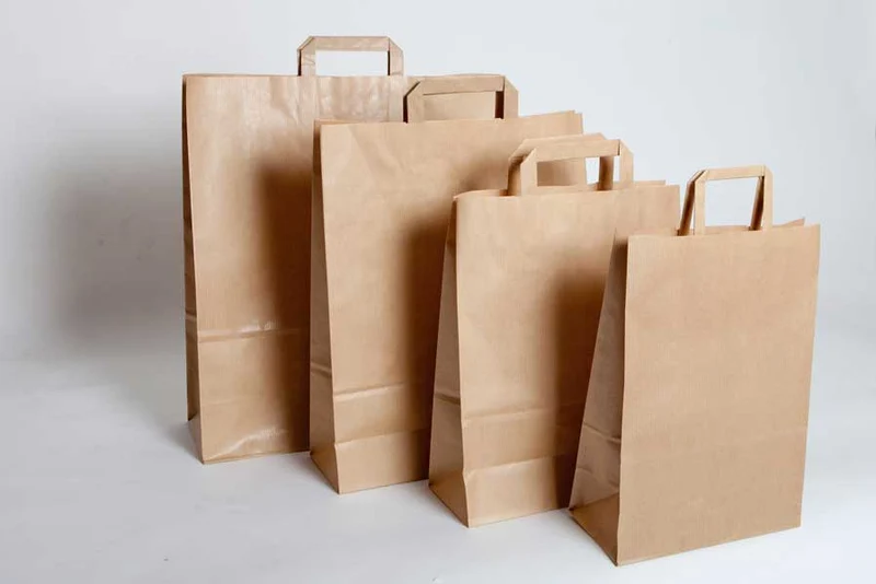Bolsa Kraft Asa Plana S 90gsm (28+17x29cm)