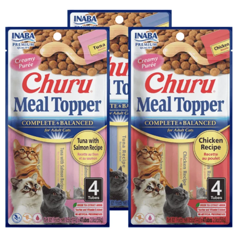 Churu Meal Topper Pack 4x14 g | Complemento para Gatos