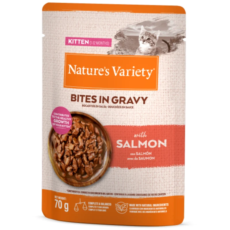 Nature'S Variety Bocaditos en Salsa para Gatitos 70 g