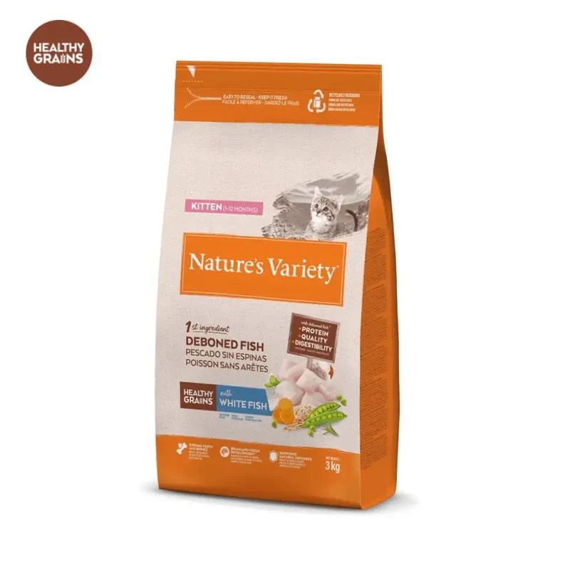Nature'S Variety Healthy Grain Kitten Pescado Pienso para Gatitos Sin Cereales