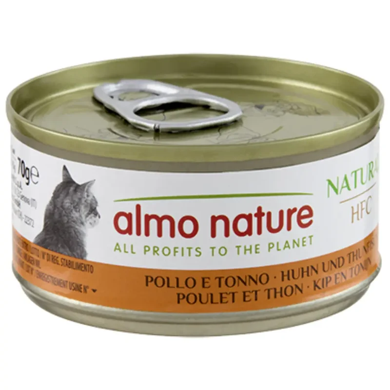 Almo Nature Cat HFC Lata 70 g Comida Húmeda para Gatos