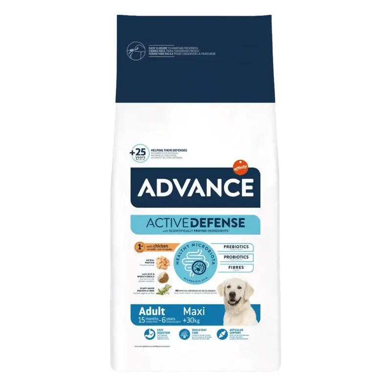 Advance Adult Maxi con Pollo y Arroz para Perros