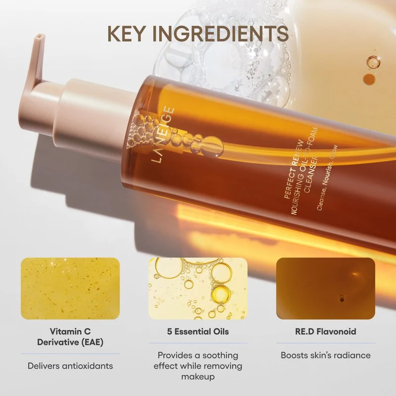LANEIGE Perfect Renew Nourishing Oil-To-Foam Cleanser 200ml