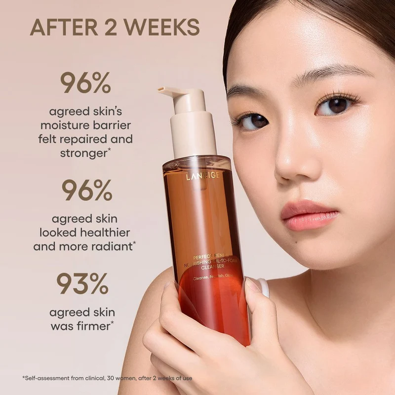 LANEIGE Perfect Renew Nourishing Oil-To-Foam Cleanser 200ml