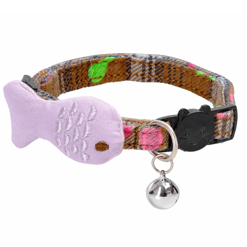 Collar para gatos con cascabel – Pez o abeja