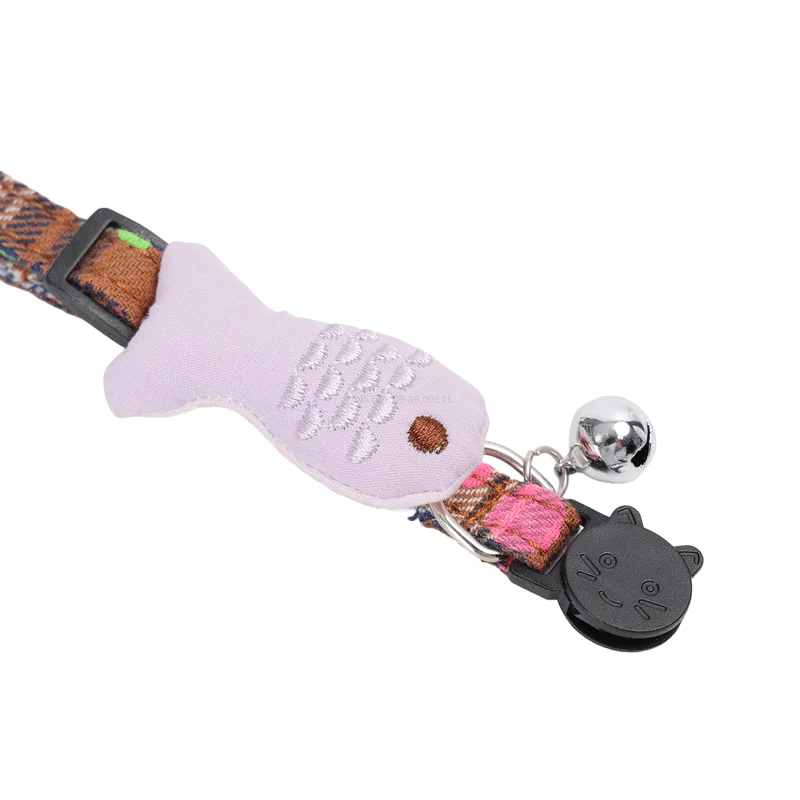 Collar para gatos con cascabel – Pez o abeja
