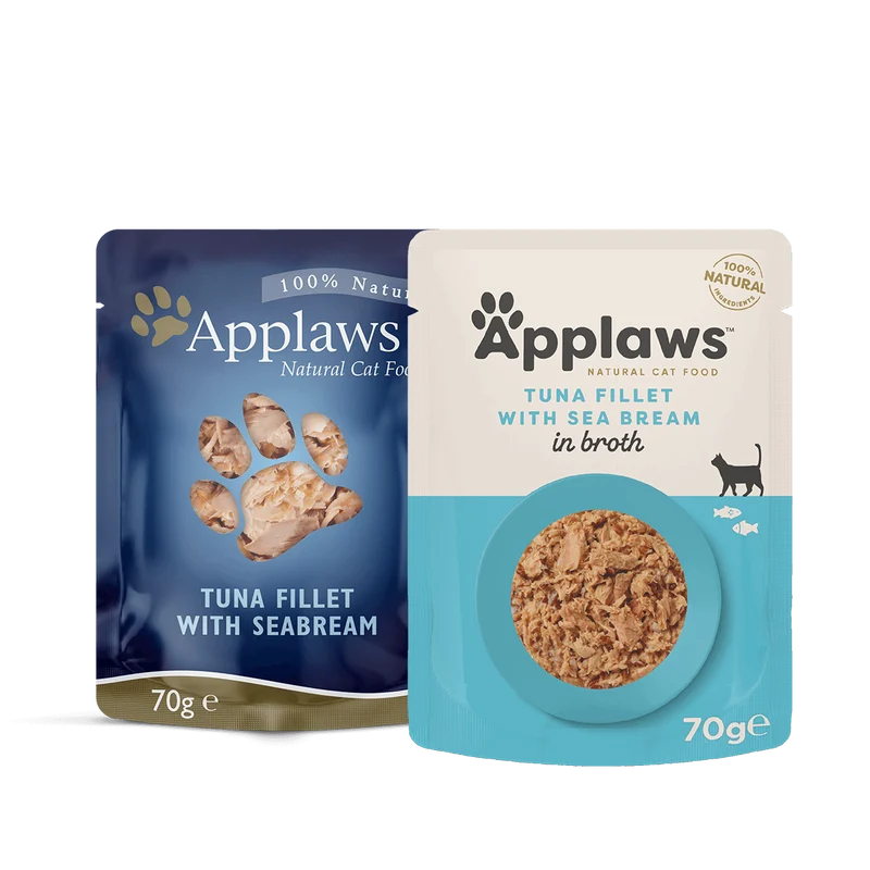 Applaws Tuna Fillet With Sea Bream Wet Cat Food 70G