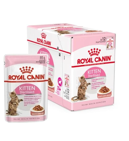 Royal Canin Kitten Sterilised in Gravy Wet Food