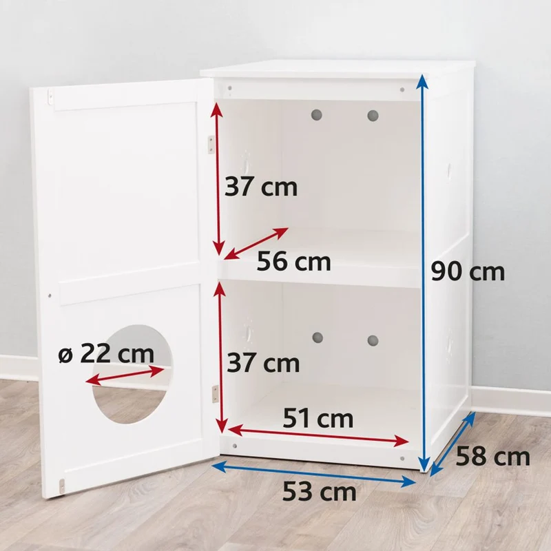 Trixie XL 2 Storey Cat House for Litter Box 53x90x58cm