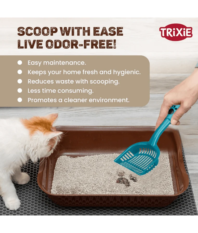 Trixie Litter Scoop with Dirt Bags for Cat Litter