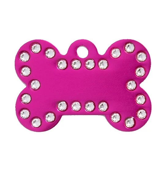 GoScribe Pet Tag Swarovski Bone Tags