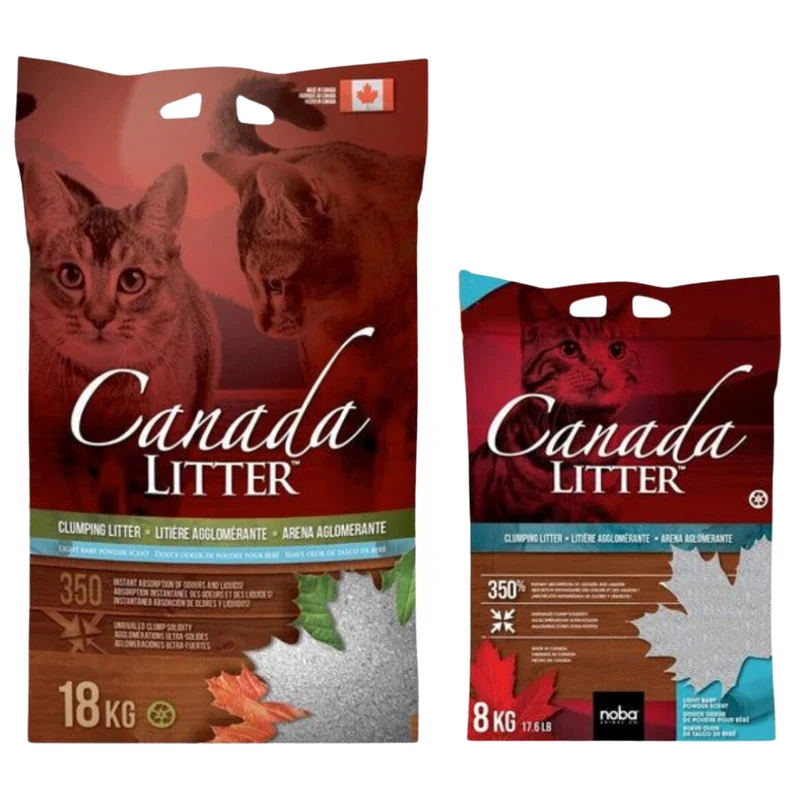 Canada LITTER Baby Powder Scented Clumping Cat Litter