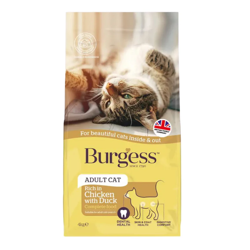 Burgess Rich In Chicken With Duck Adult Cat Dry Food