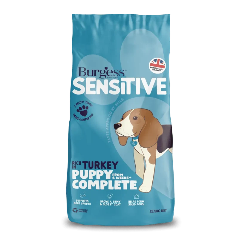 Burgess Sensitive Dry Puppy Food Turkey