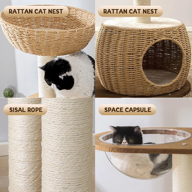 Regalia Taiji Cat Tree - 49X39X150CM