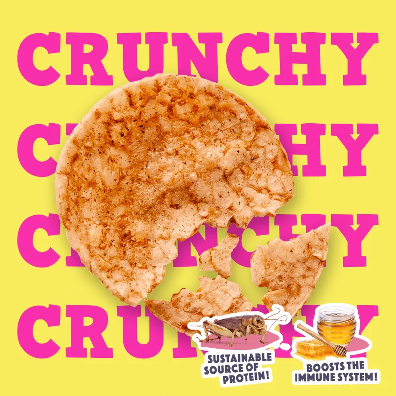 Smoofl Crunchy Cricket & Honey Pops Dog Treats - 24G