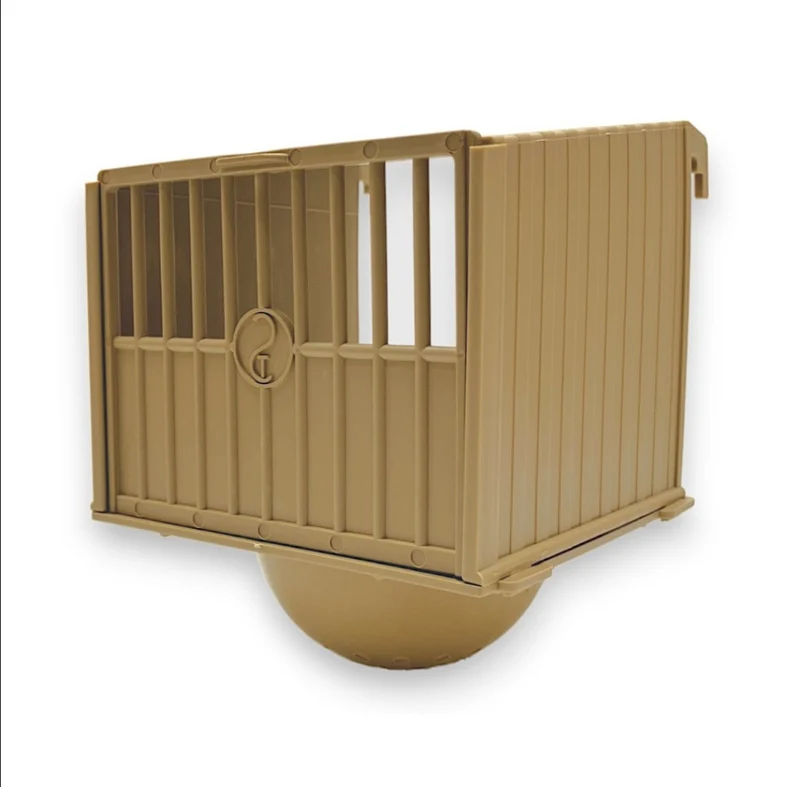 Nido colgante beige con cuenco nido beige - CAJA DE 18 PIEZAS