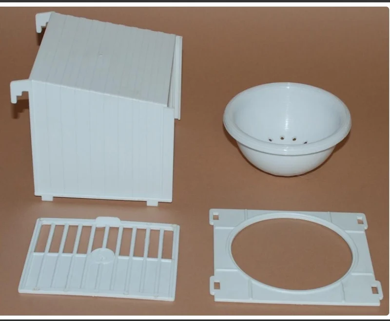 Nido colgante blanco con cuenco nido blanco - CAJA 18 PIEZAS