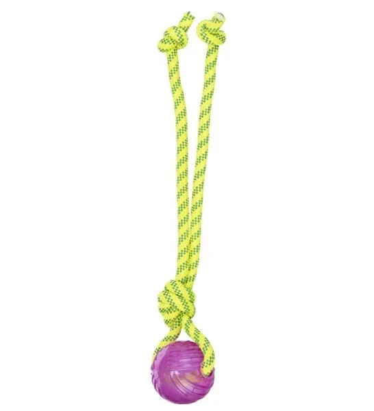 Trixie Aqua Toy Floatable Polyester Playing Rope with TPR Ball Dog Toy