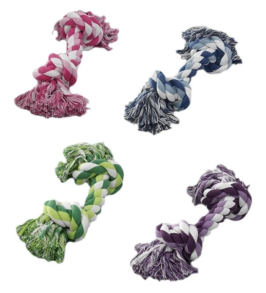 EBI Playing Floss With 2 Knots - Dog Rope Chew Toy