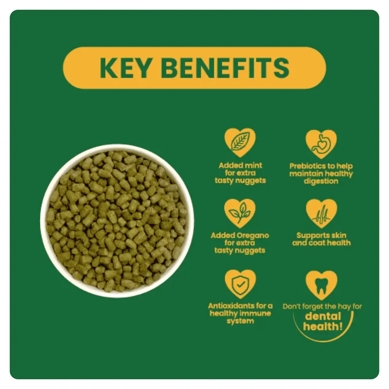 Burgess Excel Nuggets With Oregano For Adult Rabbit 1.5KG