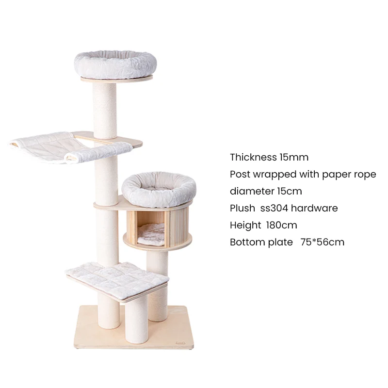 Regalia Belmonte Cat Tree - 75X56X189CM