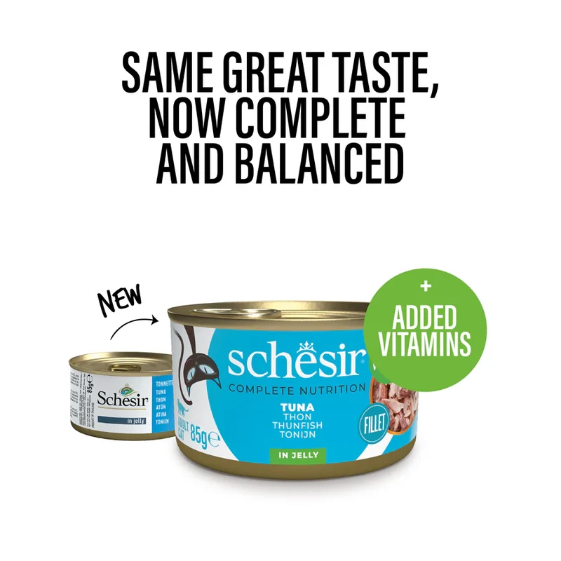 Schesir Complete Nutrition Tuna in Jelly Wet Cat Food 85G