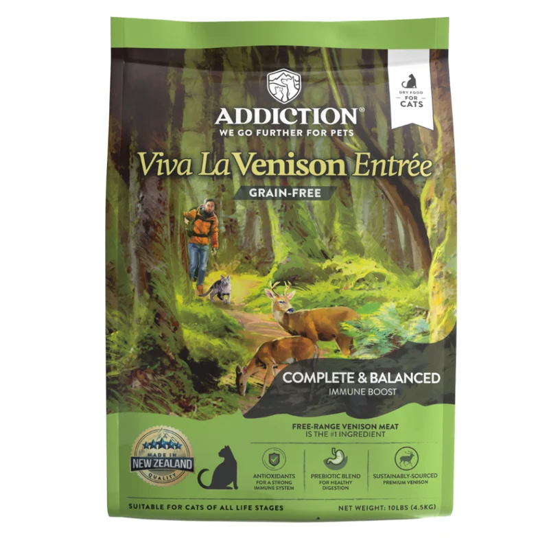 Addiction Viva La Venison Grain-Free Dry Cat Food